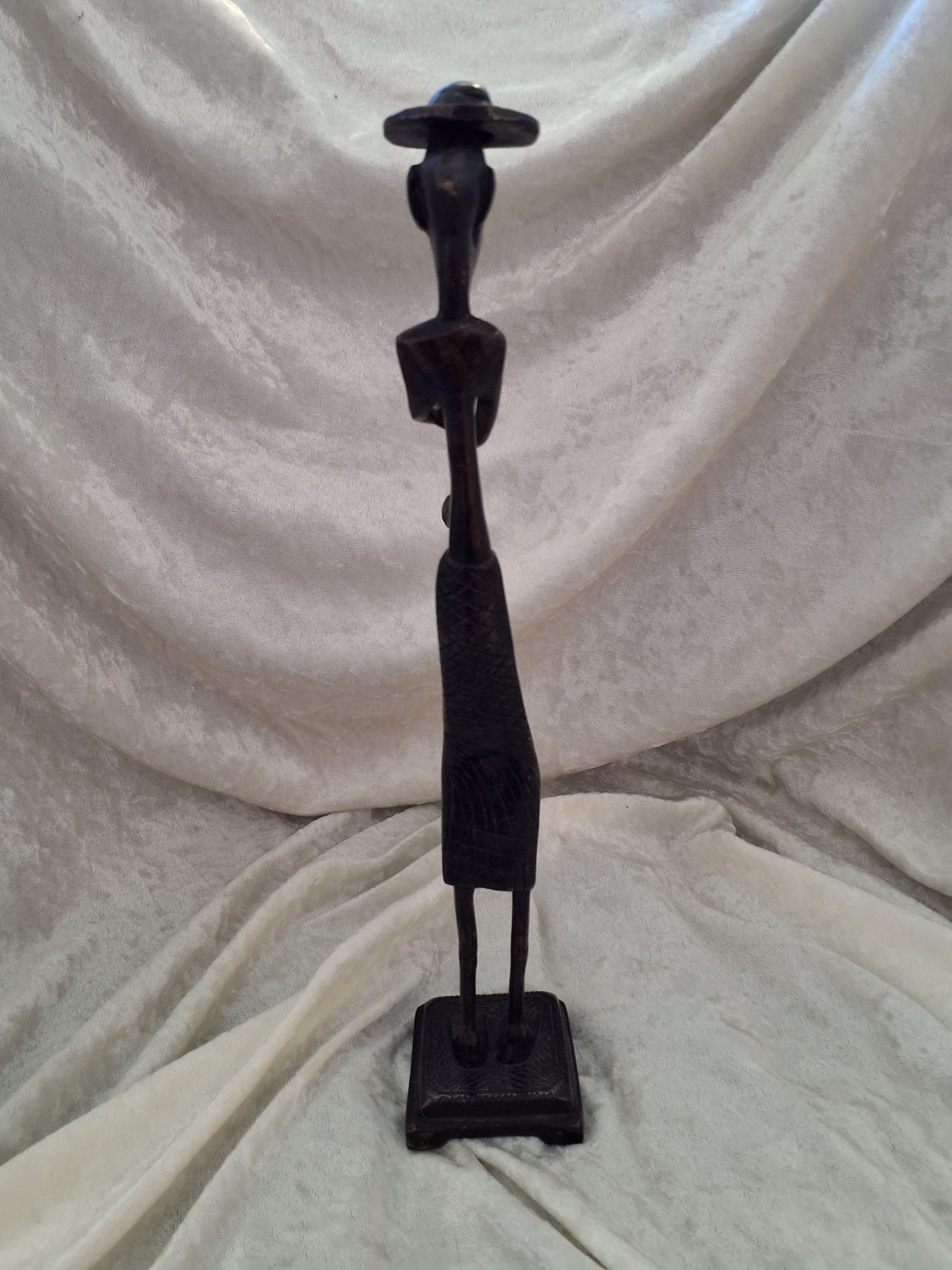 Metal Afrikansk sort figur